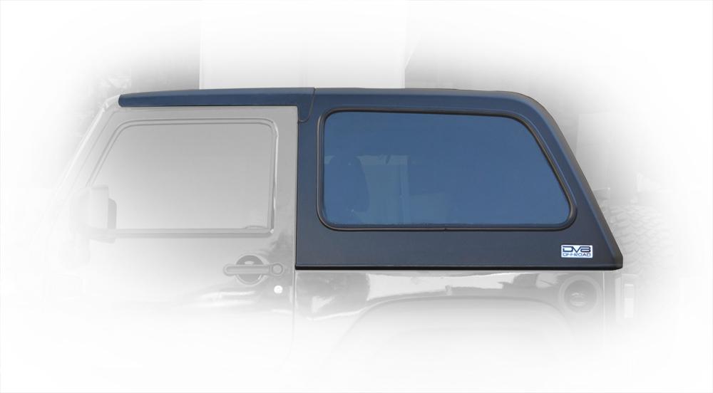 DV8 Offroad HT07FB22 Hard Top; Fastback for Select Jeep Wrangler, Jeep Wrangler JK