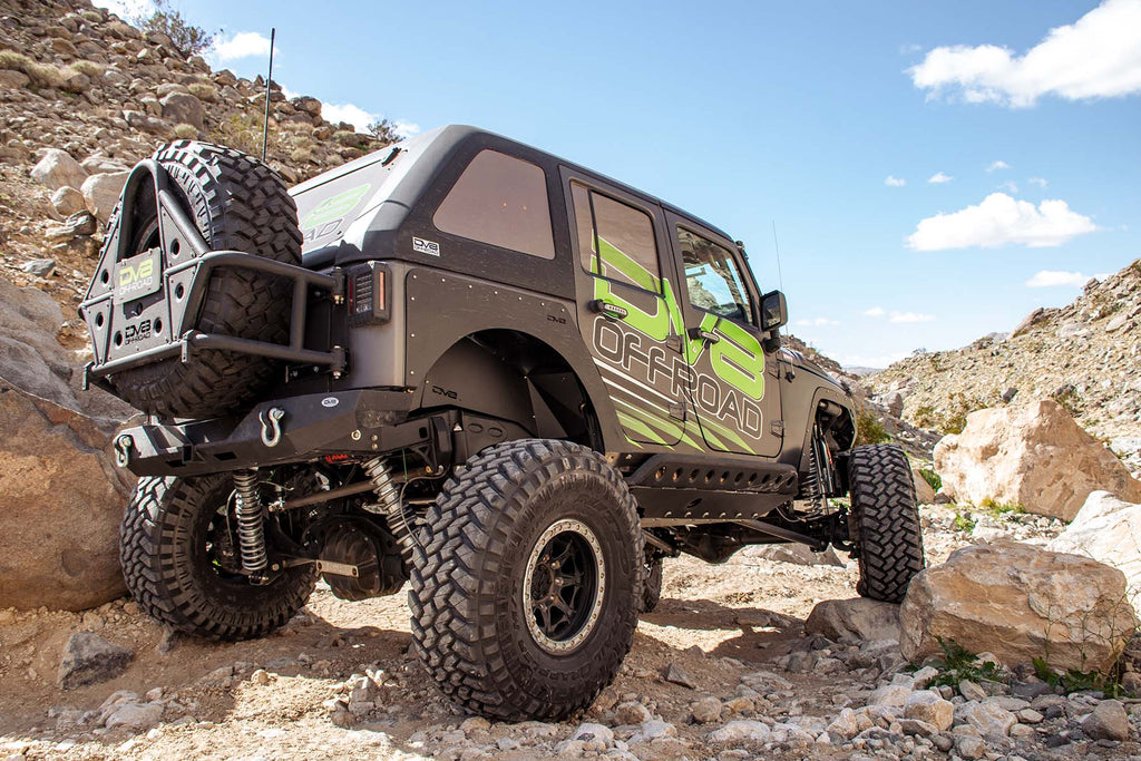 DV8 Offroad HT07FB42 Hard Top; Fastback for Select Jeep Wrangler, Jeep Wrangler JK