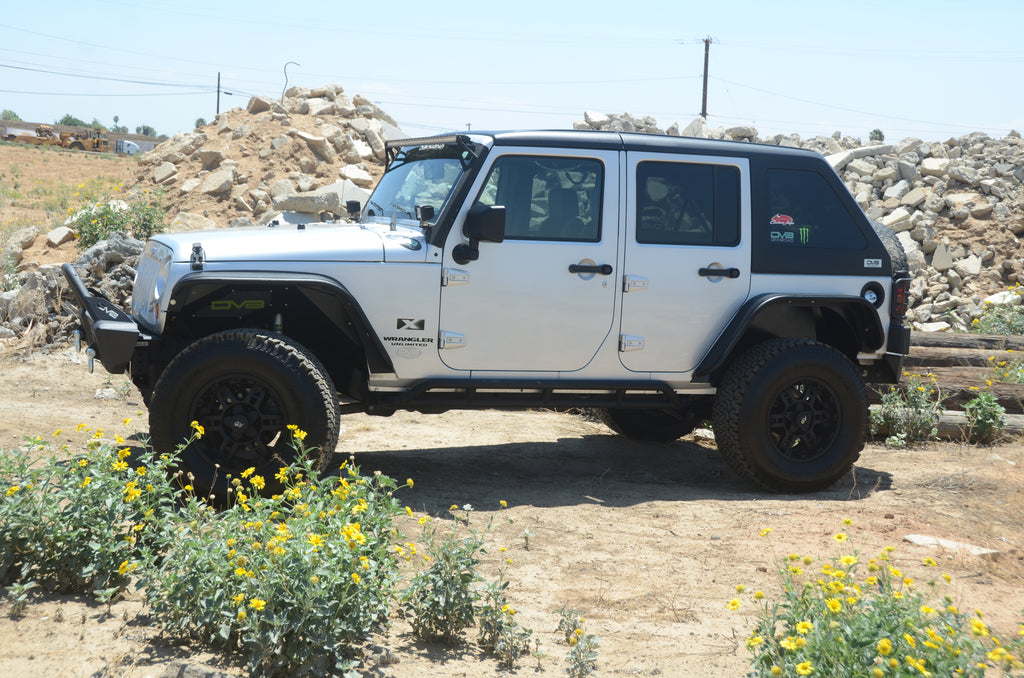 DV8 Offroad HT07FB42 Hard Top; Fastback for Select Jeep Wrangler, Jeep Wrangler JK