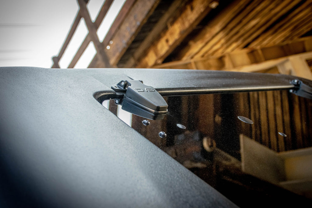 DV8 Offroad HTJLFB-B Hard Top; Fastback for Select Jeep Wrangler