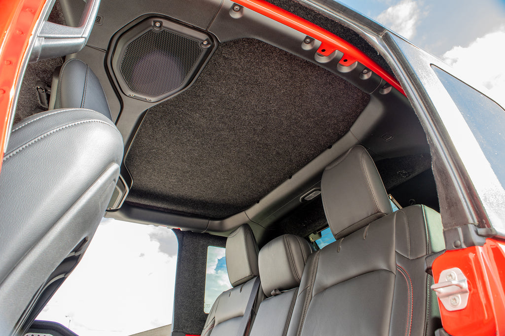 DV8 Offroad HTJLFB-B Hard Top; Fastback for Select Jeep Wrangler
