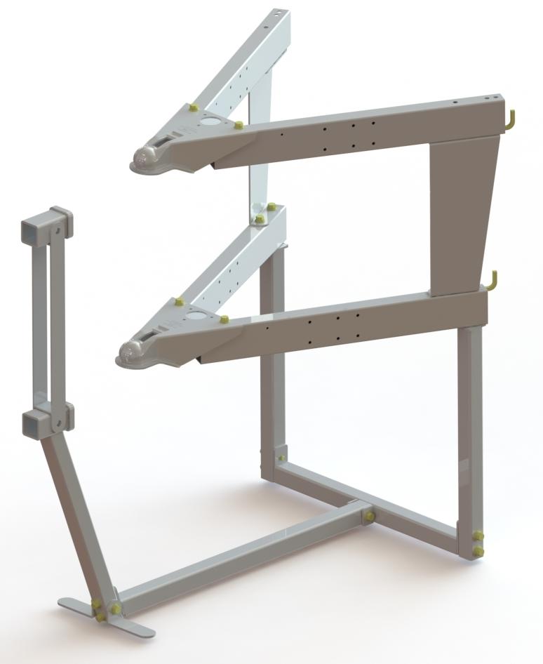 Husky Towing 33144 Wt Dist Steel Floor 54-3/5" x 35" x 53-3/4" W/O Hooks & Fastener