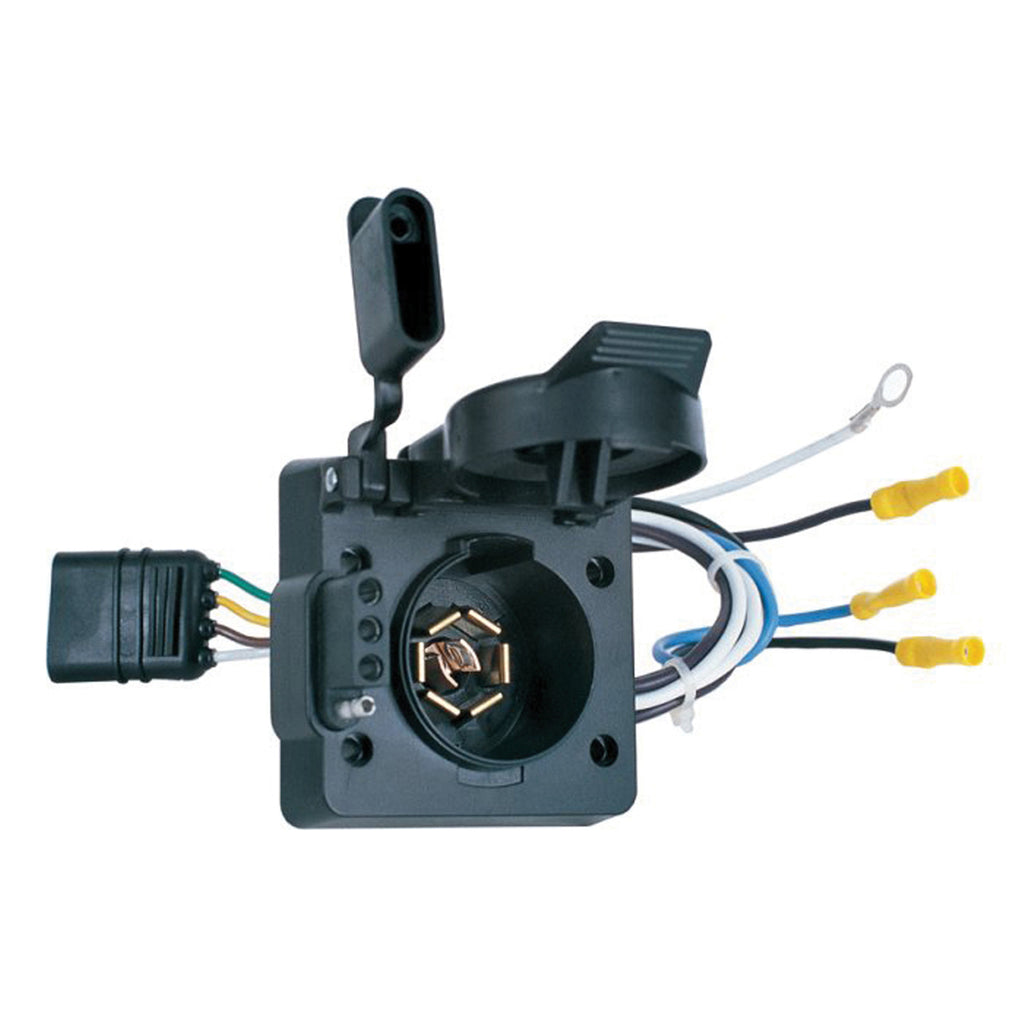 Husky Towing 13165 7 Way Blade and 4 Way Dual To 4 Way Flat On