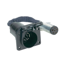 Load image into Gallery viewer, Husky Towing 30693 6 Pole Round To 7 RV Blade Flexible Wire