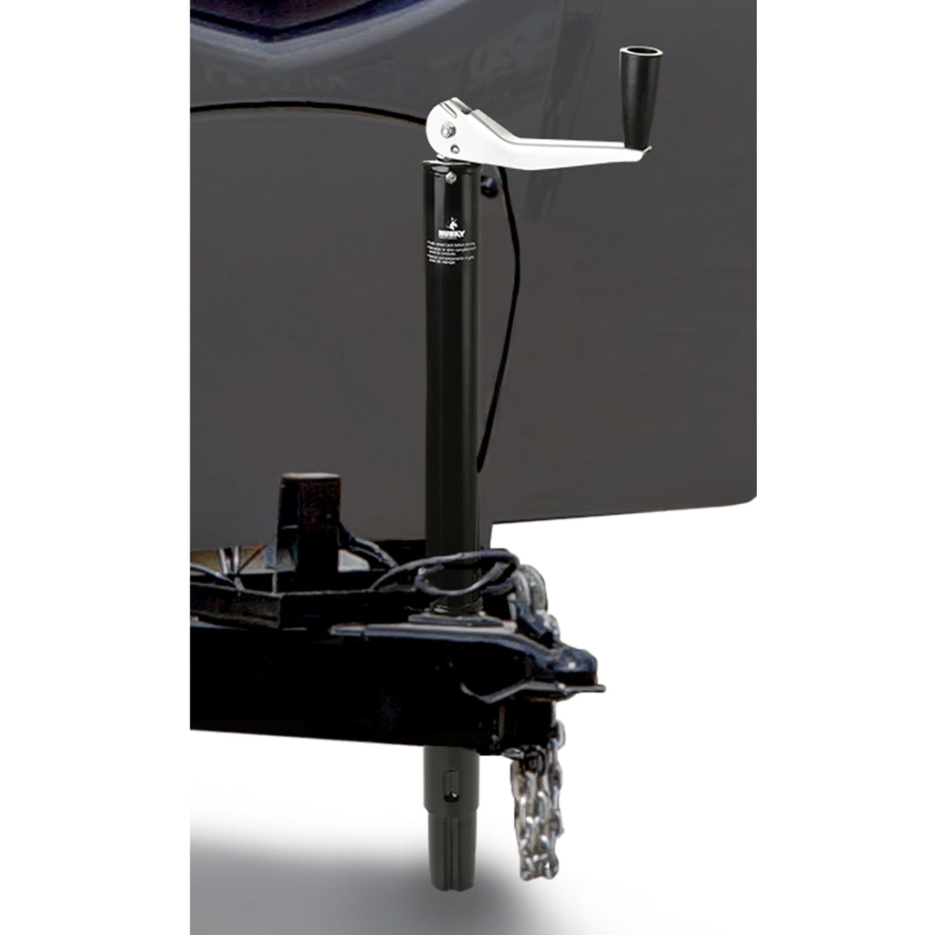 Husky Towing 30774 Man A-Frame Top Wind 1000 LB Cap Bolt-On or Weld-On Black Steel Inc Mount Brackt