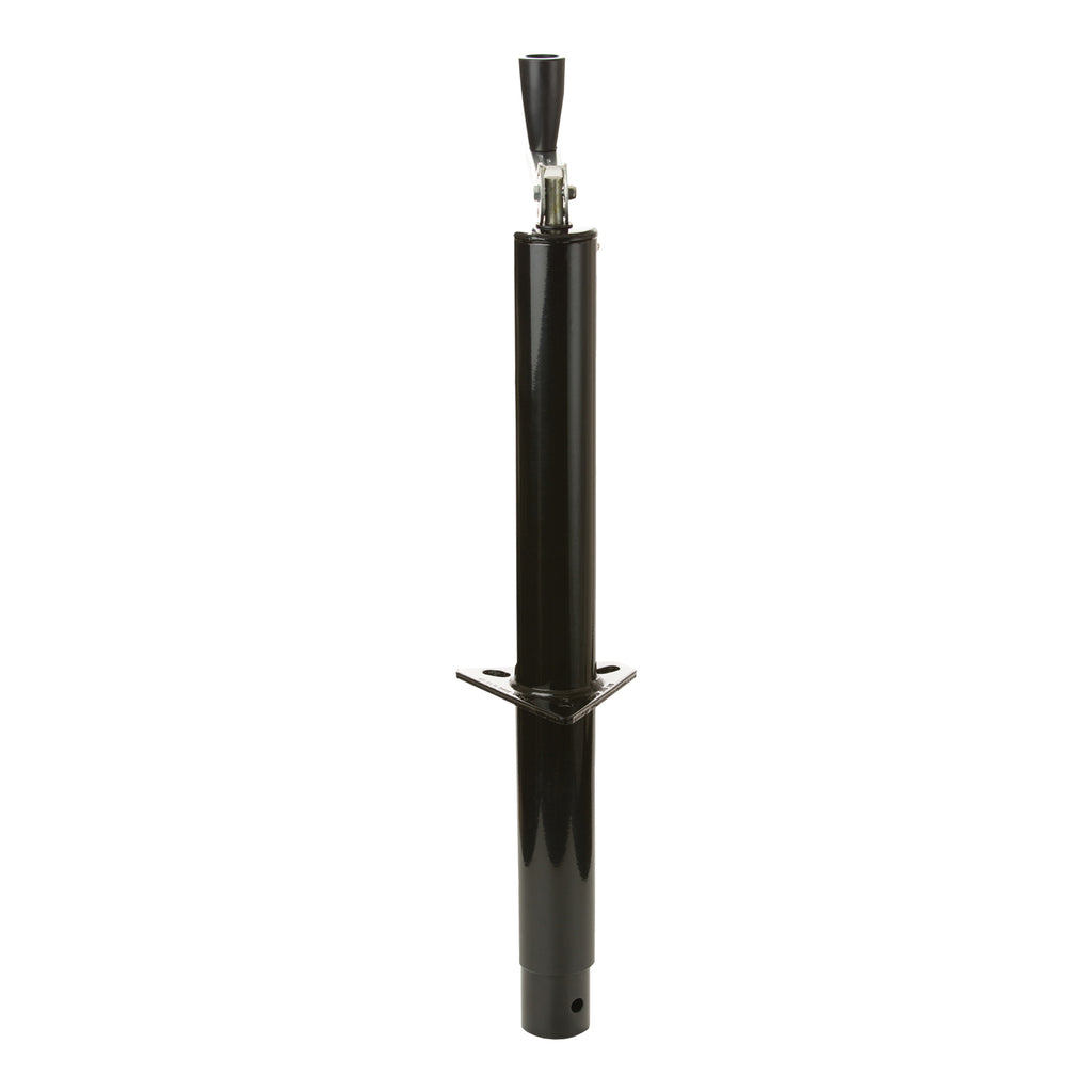 Husky Towing 30775 Man Top Wind Rnd A Frame Jack 2K Tong 2-1/4" Outside Dia Bolt-On or Weld-On Blak
