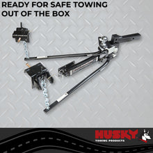 Load image into Gallery viewer, Husky Towing 30849 Rnd Bar 1200 LB Tong With 10" Shank With 2-5/16" Ball With Sway Control Package
