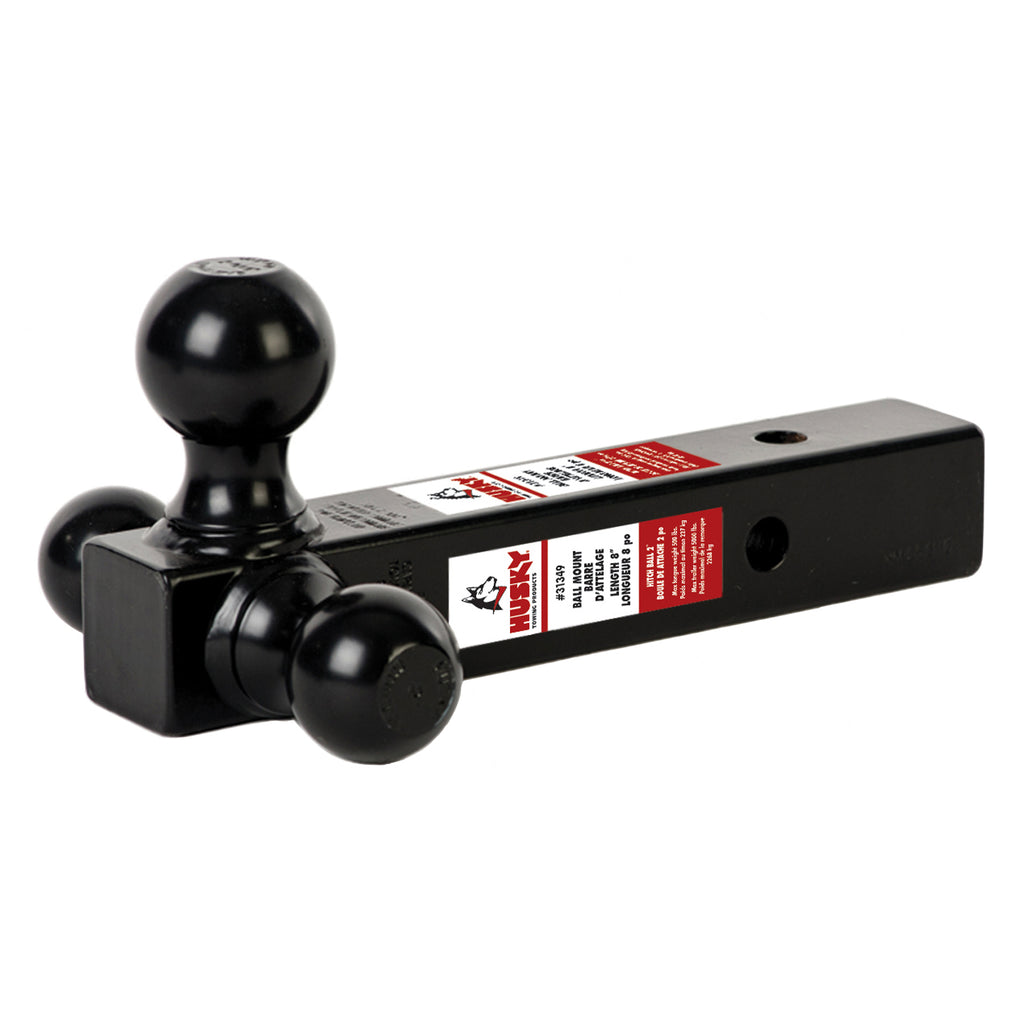 Husky Towing 31349 Fits 2" Recvr 1-7/8" Ball 2K LB GTW 0" Drop & 0" Rise Non Swivel Non Extend
