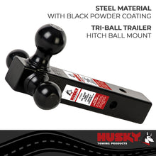 Load image into Gallery viewer, Husky Towing 31349 Fits 2" Recvr 1-7/8" Ball 2K LB GTW 0" Drop &amp; 0" Rise Non Swivel Non Extend