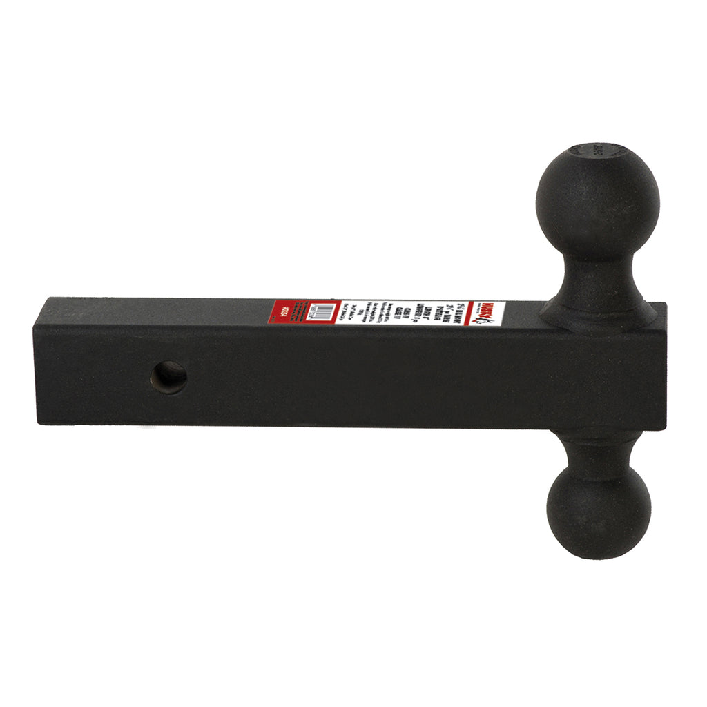 Husky Towing 31354 Fits 2" Recvr Welded 2" Ball & 2-5/16" Ball 5K Gross Wt 8" Solid Shank Steel Blk