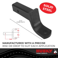 Load image into Gallery viewer, Husky Towing 31362 Fits 2" Recvr 6K Gross Wt 2-1/4" Drop/1" Rise 10-1/2" Shank Lgth W/O Ball Steel