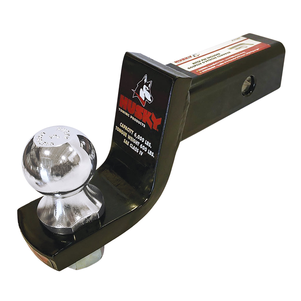 Husky Towing 31367 Fits 2" Recvr 6K Gross Wt 2" Drop/3-1/4" Rise 6-3/4" Shank Inc Pin & Clip
