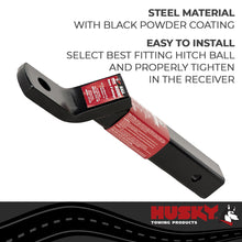 Load image into Gallery viewer, Husky Towing 31369 Fits 2" Recvr 6K Gross Wt 2-1/4" Drop/1" Rise 12" Shank Length 1" Ball Shank Dia