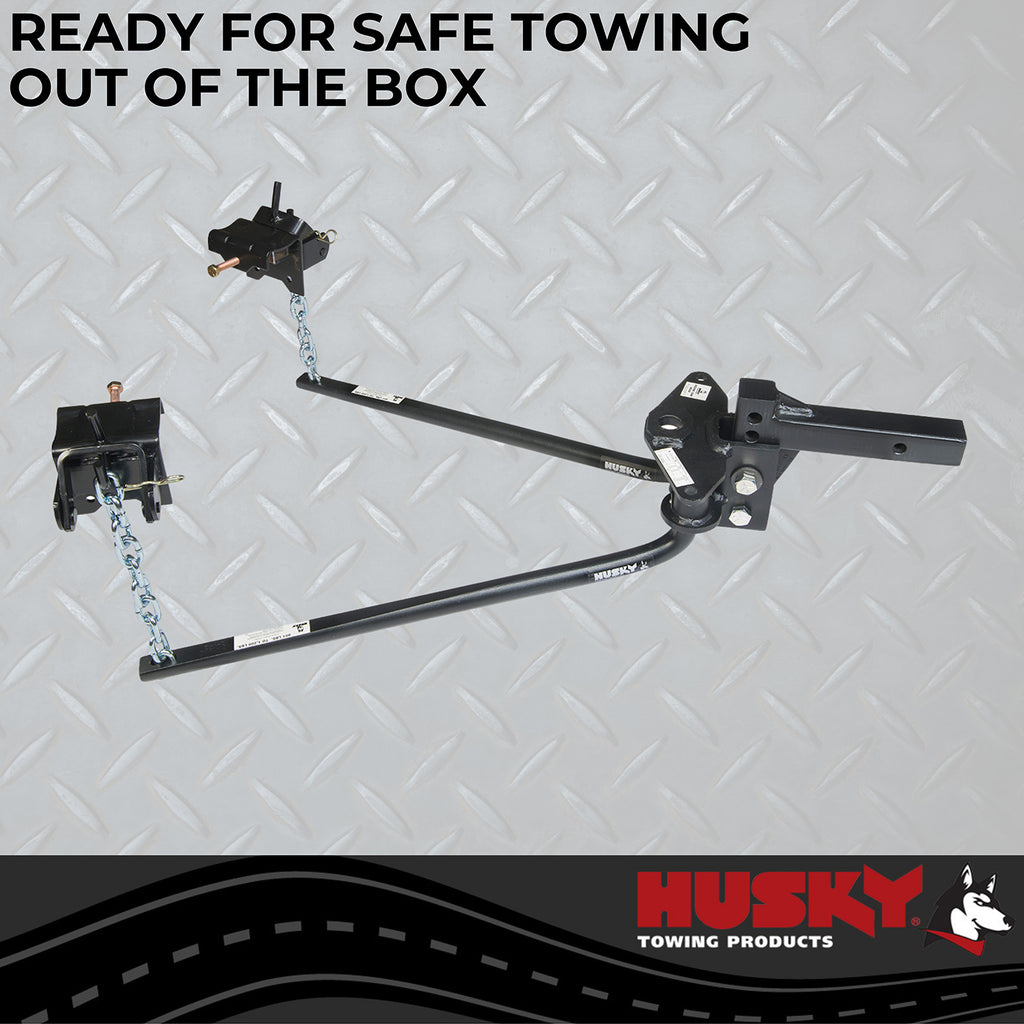 Husky Towing 31423 Rnd Bar 801 to 1200 LB Tong 12K Gross Trailer Wt Inc 10" Shank Without Ball