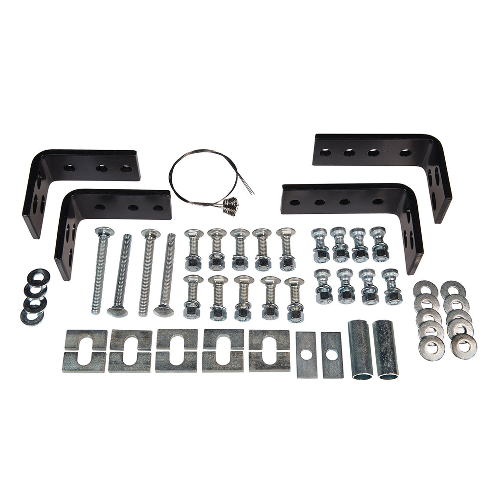 Husky Towing 31622 Bracket Kit 10 Bolt Rail Install Bolt-On Drilling Required for Select Chevrolet C1500, Chevrolet C2500, Chevrolet C3500, Chevrolet K1500, Chevrolet K2500, Chevrolet K3500, Chevrolet R20, Chevrolet R2500, Chevrolet R30, Chevrolet R3500,