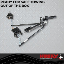 Load image into Gallery viewer, Husky Towing 31995 Round Bar 600 LB Tongue Weight Includes Shank With 2" Ball &amp; Sway Control Pack