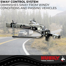 Load image into Gallery viewer, Husky Towing 31997 Round Bar 800 LB Tong Weight Inc 10" Shank With 2-5/16" Ball W/Sway Control Pack