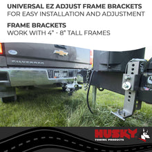 Load image into Gallery viewer, Husky Towing 32218 Round Bar 800 to 1200 LB Tong Weight 12K Gross Weight Inc Shank 2-5/16" Ball