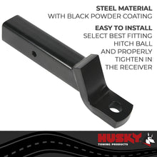 Load image into Gallery viewer, Husky Towing 33004 Fits 2-1/2" Recvr 2-1/2" Drop/1" Rise 9-1/2" Shank W/O Ball