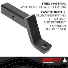 Load image into Gallery viewer, Husky Towing 33005 Class V Fits 2-1/2" Receiver 4-3/4" Drop/ 3-1/4" Rise 10" Shank Length