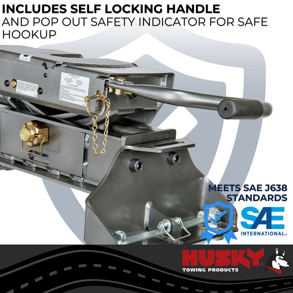 Husky Towing 33013K Use With Ford Factory Pucks for Select Ford F-250 Super Duty, Ford F-350 Super Duty, Ford F-450 Super Duty