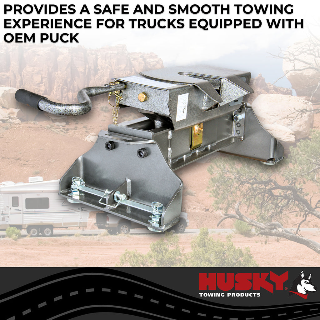 Husky Towing 33017K Use With Ford Factory Pucks for Select Ford F-250 Super Duty, Ford F-350 Super Duty, Ford F-450 Super Duty