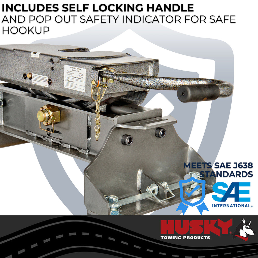 Husky Towing 33017K Use With Ford Factory Pucks for Select Ford F-250 Super Duty, Ford F-350 Super Duty, Ford F-450 Super Duty