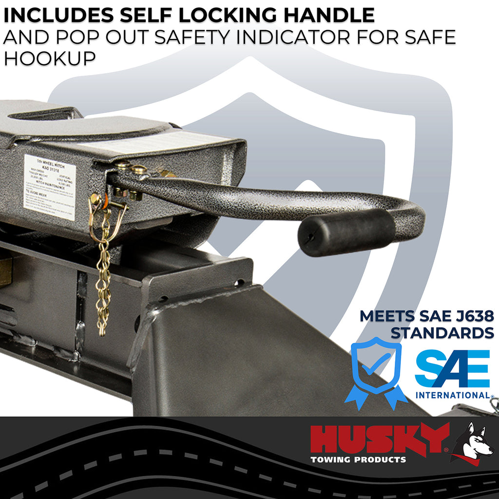 Husky Towing 33021K Use With RAM Factory Pucks for Select Ram 2500, Ram