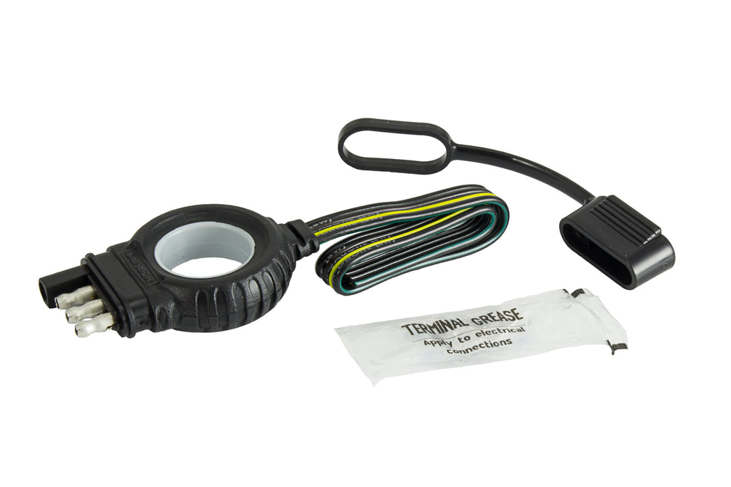 Husky Towing 33064 4Flat Plug With Finger Pull