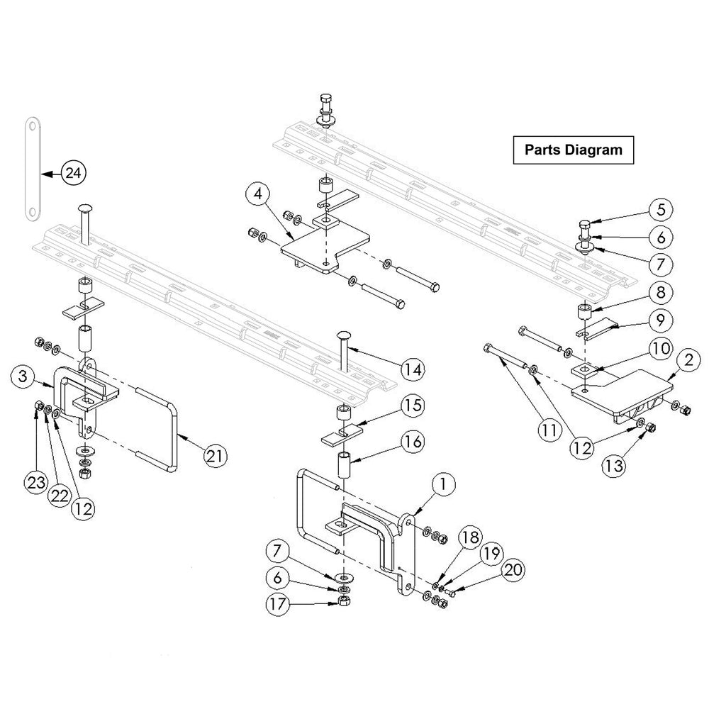 Husky Towing 33073 Bracket for Select Ram