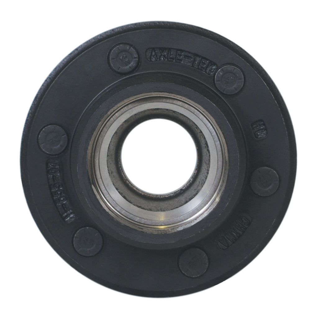 Husky Towing 33088 Idler Hub 6000 LB Capacity 6 x 5-1/2" Bolt Pattern Black 1/2-20 Push-In Studs