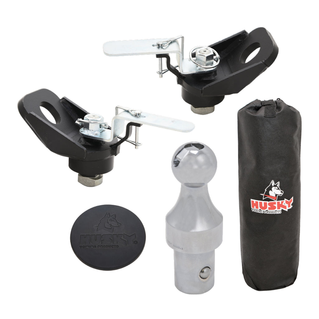 Husky Towing 33099 With 2-5/16 Inch 35000 Pound Capacity Ball/ Two Tie Downs for Select Ram 2500, Ram
