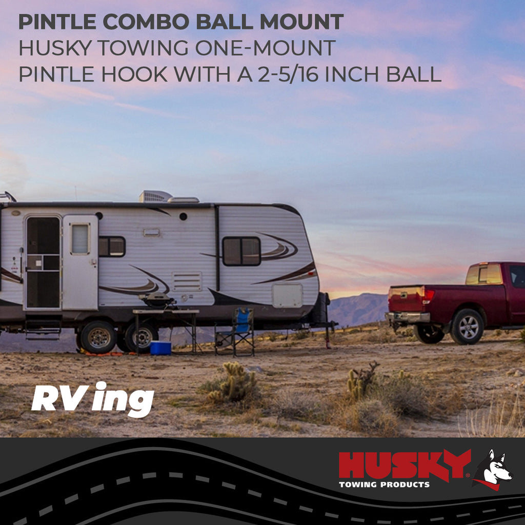 Husky Towing 33114 Use With One-Mount System Combo 2-5/16" Ball Hook Rating 13K Gross Weight Black