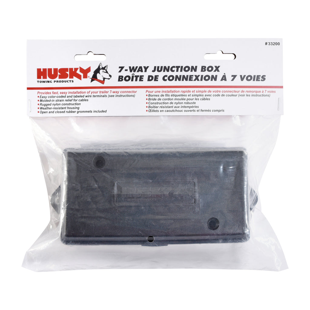 Husky Towing 33200 Attchs 7 Wires 8-1/4 IN L x 3.44 IN W x 2-3/8 IN H Mntg Hole