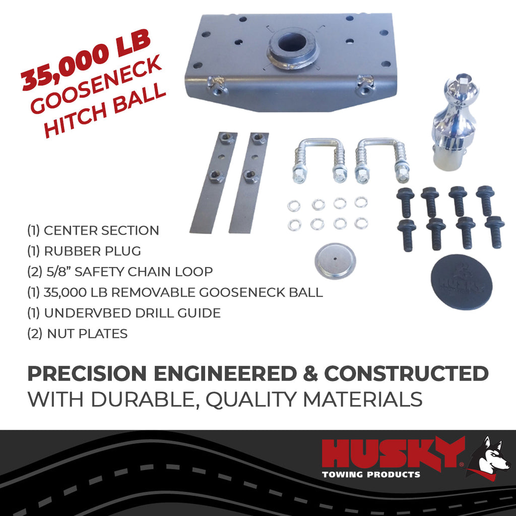 Husky Towing 33205 OEM Style, 35000 lb. Gross Towing Weight, 8750 lb for Select Ram 2500, Ram