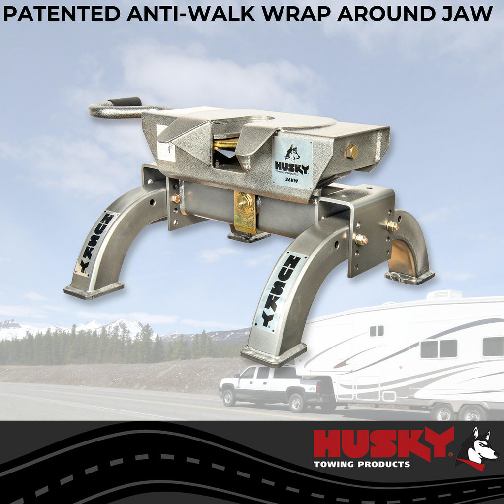 Husky Towing 33232P Includes Fifth Wheel Head With Wrap Around Jaw/ Head Support and Legs for Select Chevrolet Silverado 1500, Chevrolet Silverado Classic, Chevrolet Silverado LTD, Chevrolet Silverado 2500, Chevrolet Silverado HD, Chevrolet Silverado
