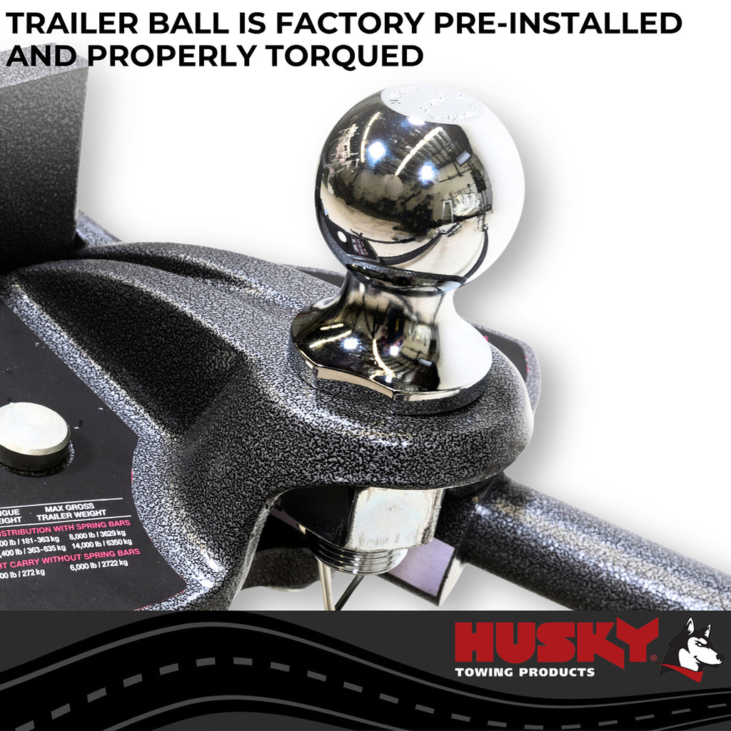 Husky Towing 33300 For Trailer Frames That Are 4/ 5/ 6/ 7/ Or 8 Inch Tall