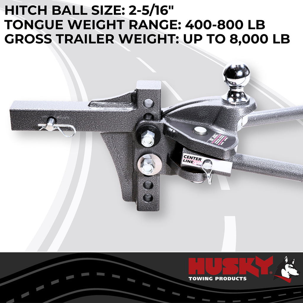 Husky Towing 33302 For Trailer Frames That Are 4/ 5/ 6/ 7/ Or 8 Inch Tall