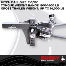 Load image into Gallery viewer, Husky Towing 33303 For Trailer Frames That Are 4/ 5/ 6/ 7/ Or 8 Inch Tall