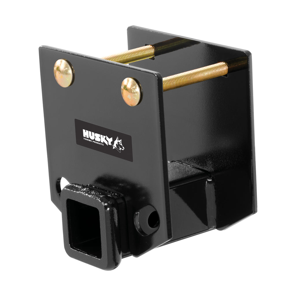 Husky Towing 68621C 2" Receiver Bolts 4"x4" Bumper Beam 3500 LB Weight Carry Cap/350 LB Tong Weight