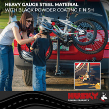 Load image into Gallery viewer, Husky Towing 81147 2" Receiver Mount Holds 4 Bikes Tiltable Frame Clamp Without Lock Non-Folding