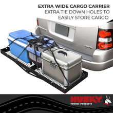 Load image into Gallery viewer, Husky Towing 81148 Mounts In 2" Receiver 500 LB Cap 60" x 23-1/2" x 3" Mesh Non-Folding