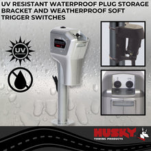 Load image into Gallery viewer, Husky Towing 82022 Elect 5K Cap 18" Travel with 6" Drop Down Leg 3 HO LEDS