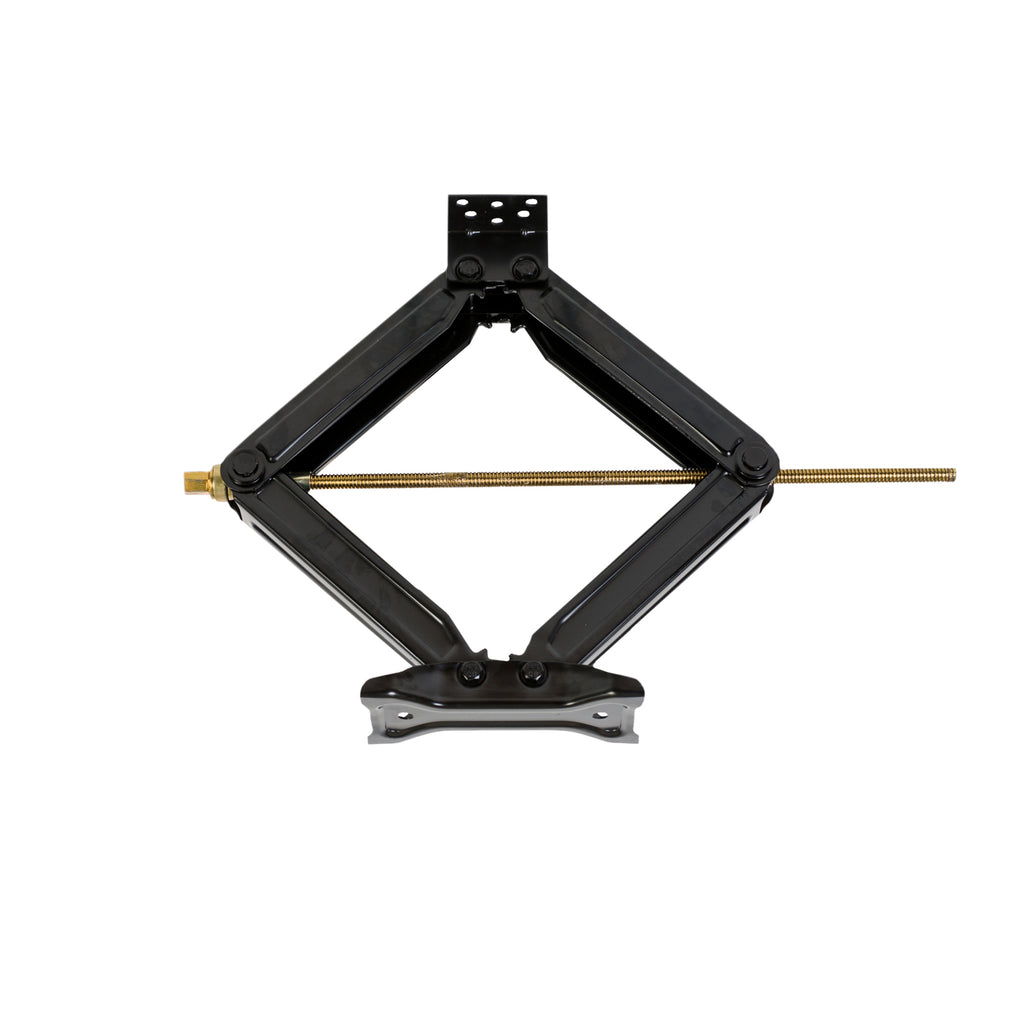 Husky Towing 88121 Stabilize RV Frame Man Sqr Brackets 5K Wt Cap Scissor Type Black Set Of 2