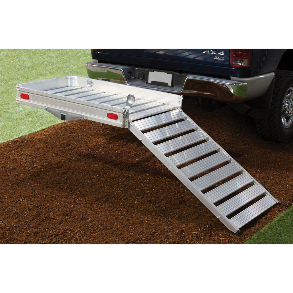 Husky Towing 88133 Wheelchairs & Most Mobility Scooter Ramp Fits 2" Recvr  500 LB Cap