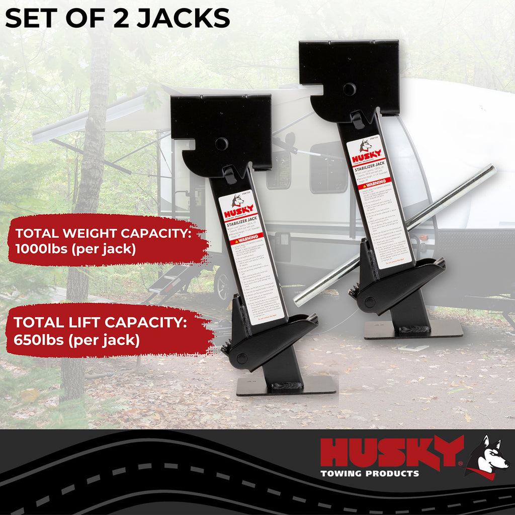 Husky Towing 88150 Used To Stabilize Motorhome/ Travel Trailer/ Camper While Parked