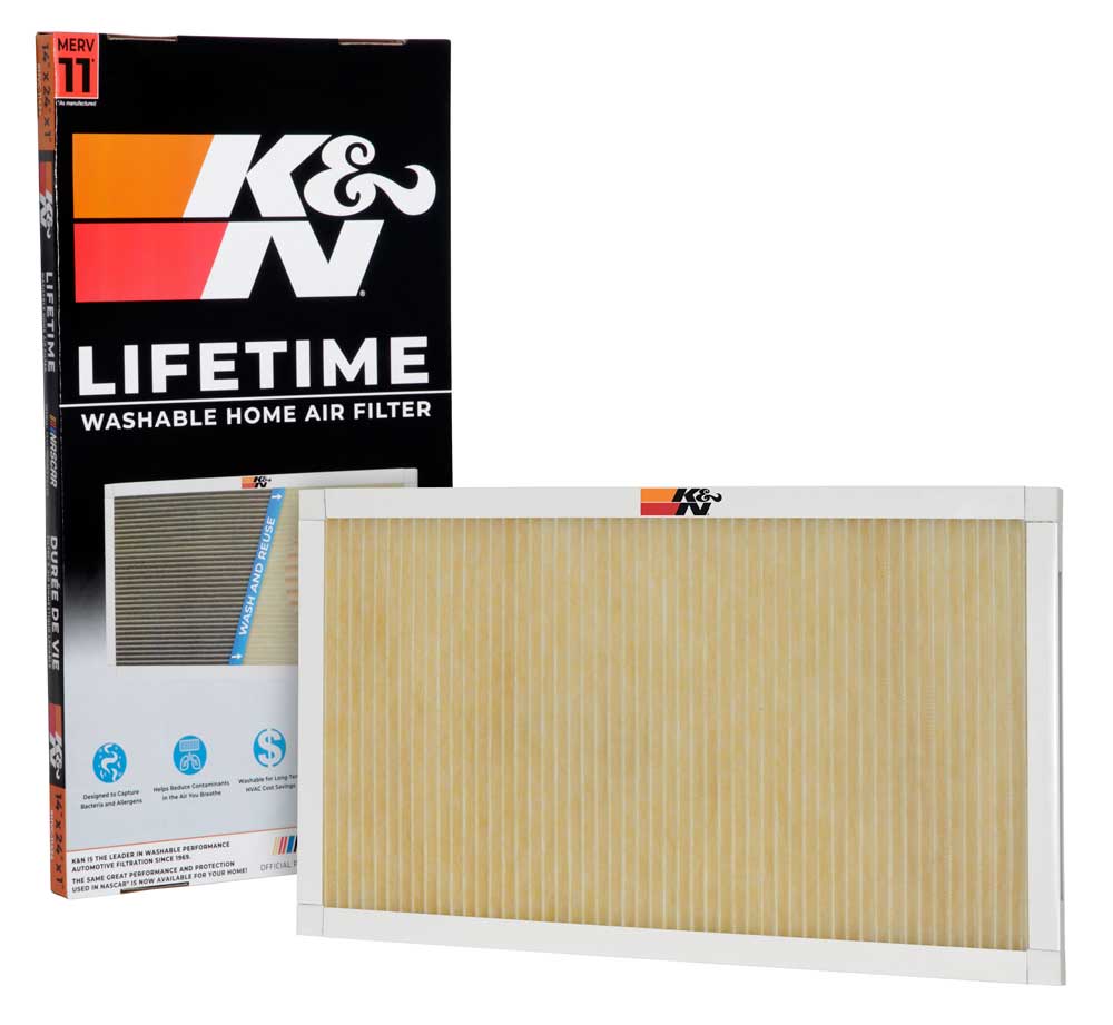 K&N HVC-11424 HVAC FILTER; 14 X 24 X 1, MERV 11