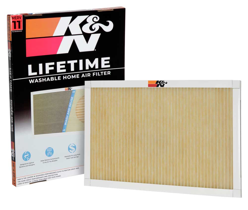 K&N HVC-11620 HVAC FILTER; 16 X 20 X 1, MERV 11