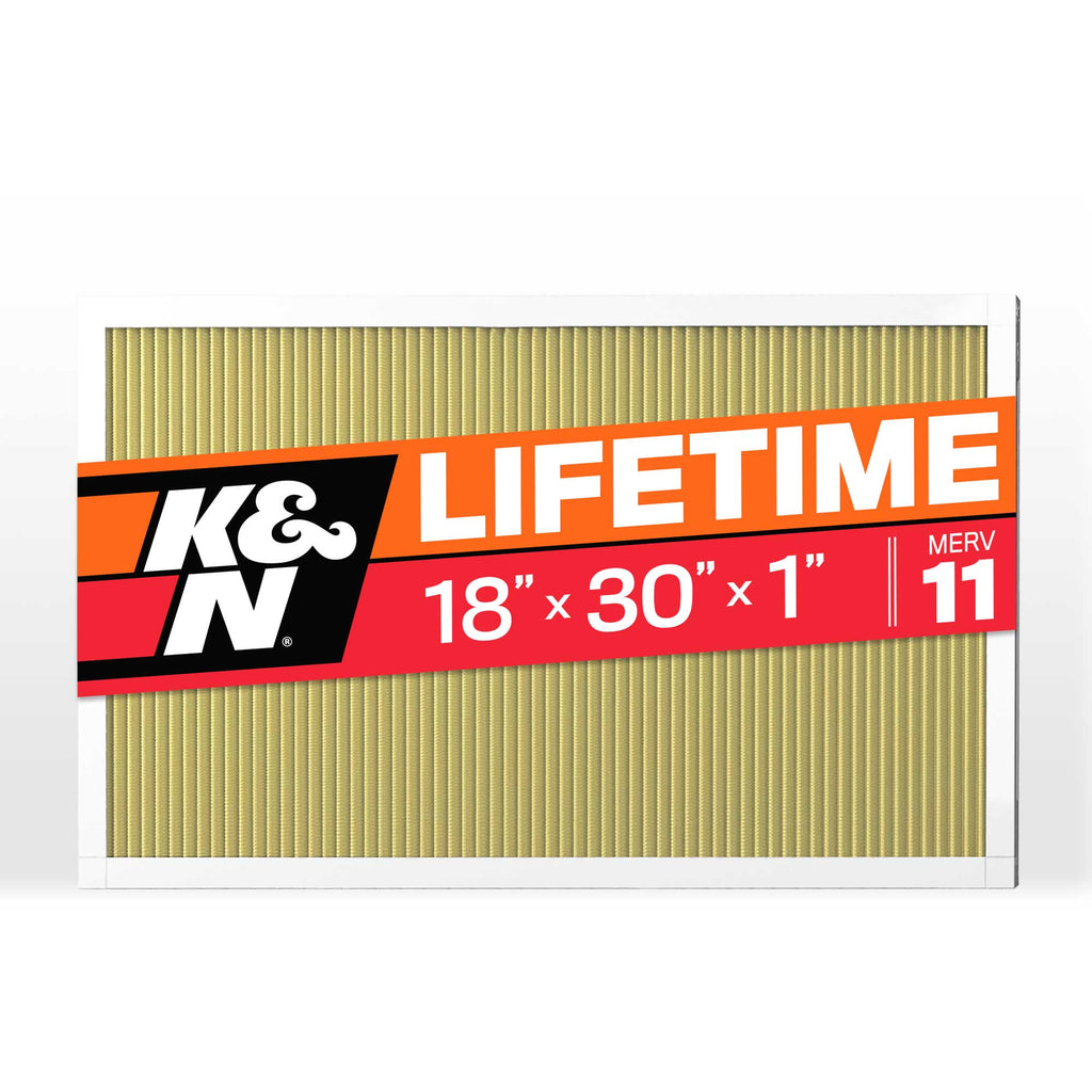 K&N HVC-11830 HVAC FILTER; 18 X 30 X 1, MERV 11