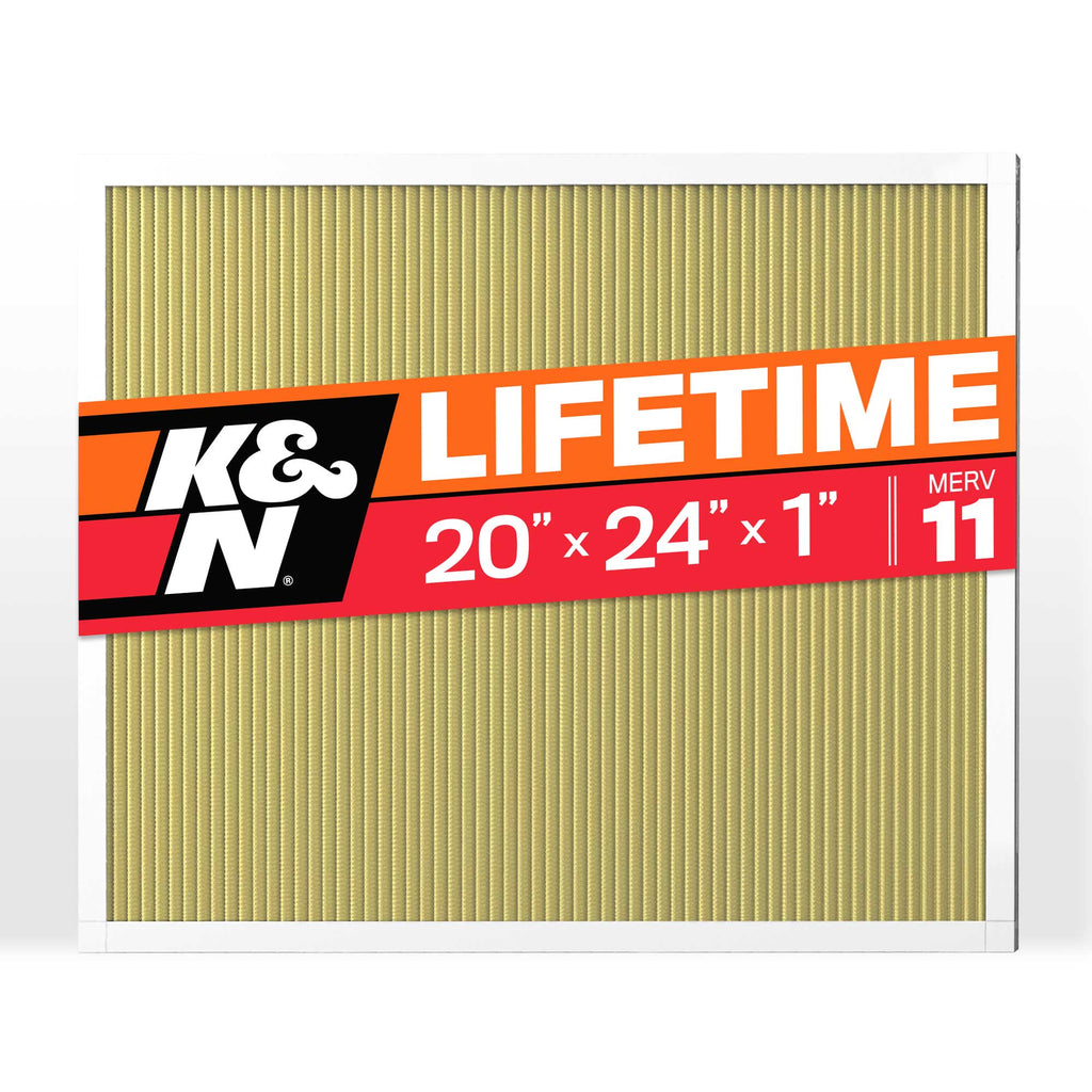 K&N HVC-12024 HVAC FILTER; 20 X 24 X 1, MERV 11